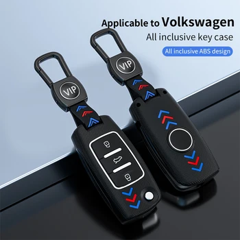 ABS Araba Anahtarı Durum Kapak Kabuk Tutucu Bora Volkswagen Golf 3 için 4 5 6 Mk4 Mk6 VW Passat B5 B6 B7 B8 Cc Polo Tiguan Mk2 Touran 6