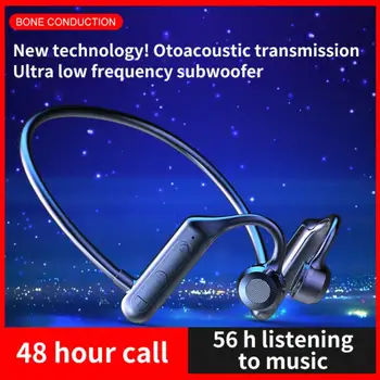 AK79 / K69 Kemik İletim Kulaklık kablosuz bluetooth uyumlu Kulaklık Rahat Su Geçirmez Spor Kulaklık Mikrofon İle
