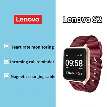 Akıllı İzle Lenovo S2 izle erkekler için Spor İzci spor saatler Uyku Kalp Hızı Monitörü su geçirmez saatler Xiaomi Telefonu İçin