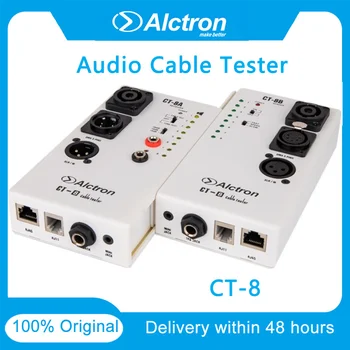 Alctron CT-8 Çok amaçlı Ses Kablosu Test Cihazı, Test Çeşitlilik Kablosu, XLR Fono RCA RJ45 RJ11 Kullanımı Sahne Veya Kayıt Stüdyosu
