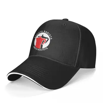 Antifa beyzbol şapkası Barista Barista Antifascista Spor beyzbol şapkası Toptan Polyester Erkekler Şık Özel Kap