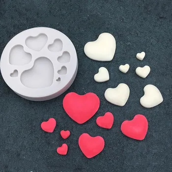 Aouke Aşk Şekli silikon kalıp DIY Kek Pişirme Dekorasyon Fondan Çikolata Kalıp Epoksi Reçine Mutfak Pişirme Araçları silikon kalıp
