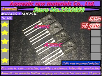 Aoweziic 2021 + %100 yeni ithal orijinal JE243G JE253G MJE243G MJE253G TO-126 ses güç amplifikatörü (1 çift)