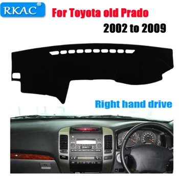 Araba dashboard kapak mat TOYOTA Eski PRADO 2002-2009 yıl sağ el sürücü dashmat pad dash mat pano aksesuarları