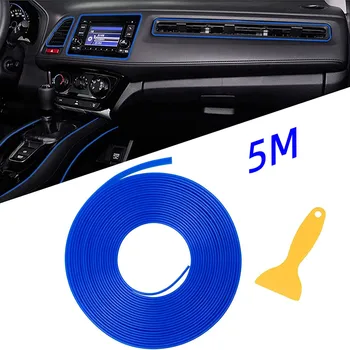 Araba İç Kalıp Trim 5M Araba İç Trim Şerit Evrensel Dashboard Trim Şerit Araba iç dış dekorasyon DIY