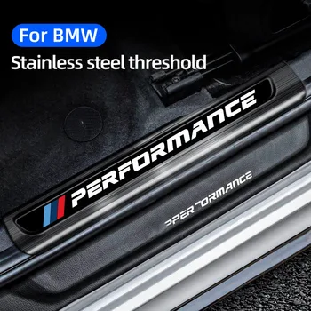 Araba kapı eşiği tıkama plakası BMW 6GT G30 G20 F30 G01 G11 G12 Paslanmaz Çelik Anti-Kirli Kapı Eşiği Kapağı Otomatik Eşik Koruyucu