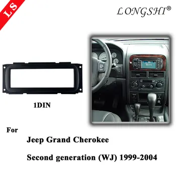 Araba montaj DVD çerçeve paneli Fasya Ses çerçeve Jeep Grand Cherokee 99-04 için (WJ)Chrysler 300M Karavan 01-07 Neon Voyager 1DIN