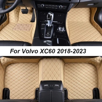 Araba Paspaslar Volvo XC60 2018-2023 DropShipping Merkezi Oto İç Aksesuarları Deri Halı Kilim Ayak Pedleri