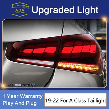 Araba Styling için BENZ W177 A180 A200 Kuyruk Lambası LED 2019-2021 Tam LED A Sınıfı Arka Lambaları Dinamik Dönüm Araba Aksesuarları