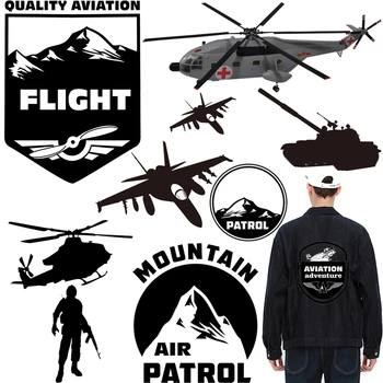 Askeri Havacılık Etiket Hava Kuvvetleri Yamalar Giysi Demir-on Transferler için Giyim Termal Yapışkan Yama Dıy Dağ Aplike