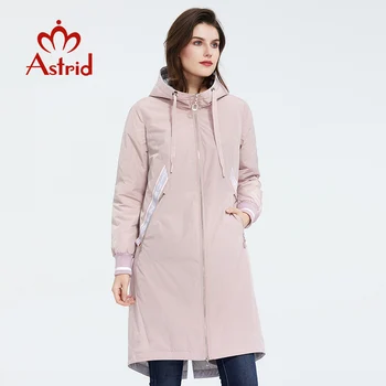 Astrid yeni varış Bahar klasik tarzı uzunluğu kadın coat Sıcak Pamuk Ceket moda Parka yüksek kalite Dış Giyim ZM-3556