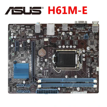 ASUS H61M-E 100% Orijinal Anakart DDR3 16G H61ME LGA 1155 Intel H61 Masaüstü Anakart PCI-E X16 Sistem Kartı VGA Kullanılan