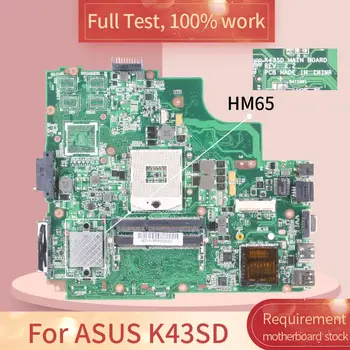 ASUS K43SD REV2. 2 HM65 DDR3 Dizüstü anakart Anakart tam test 100 % çalışma