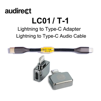 Audirect LC01 T-1 ışık-ning Tip-C adaptörü ses kablosu ile iPhone için USB DAC / AMP ışın 2