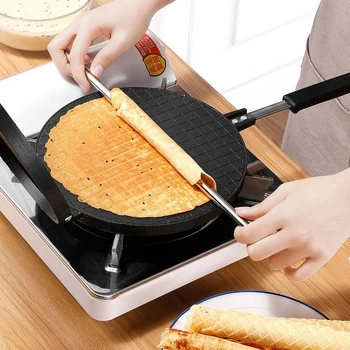 Bakeware DIY Mini Ev Dondurma Koni Araç Pişirme Pasta İçin yumurta Rulo Waffle Makinesi Yapışmaz Pasta Kalıp Mutfak Malzemeleri mutfak Eşyaları 