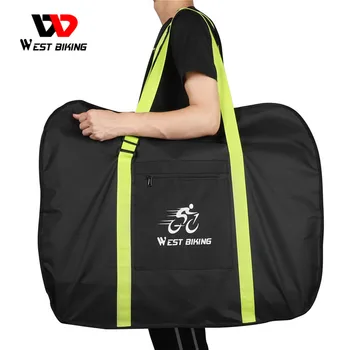 Batı BİSİKLET Katlanır Bisiklet Kalın Kapak saklama çantası için Fit 14/16/20/26/27. 5 İnç 700C Bisiklet Ambalaj Depolama Taşıyıcı Seyahat Çantası