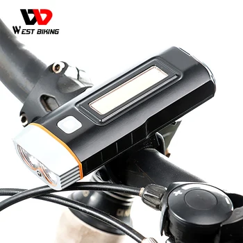 Batı USB şarj lambası bisiklet Far güç bankası bisiklet bisiklet su geçirmez çok fonksiyonlu XPG R5 ön ışık