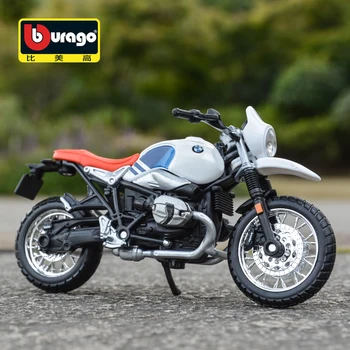 Bburago 1: 18 BMW R nineT Kentsel GS orijinal yetkili simülasyon alaşım motosiklet modeli oyuncak araba hediye koleksiyonu