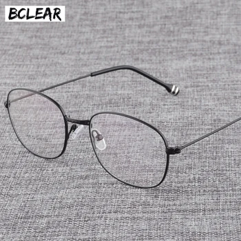 BCLEAR Siyah Altın Gümüş Retro Unisex Alaşım Gözlük Kadın Erkek Vintage Yuvarlak Gözlük Çerçeveleri Retro Optik Gözlük Çerçevesi