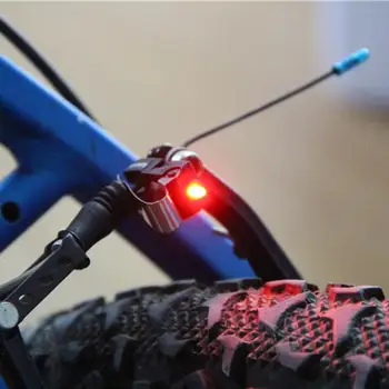 Bisiklet fren lambası su geçirmez bisiklet arka ışık Nano bisiklet fren kırmızı led ışık Bisiklet arka Lambası güvenli gösterge ışığı Bisiklet lambası