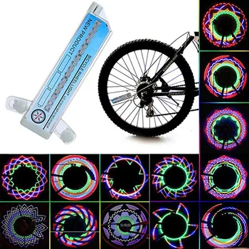 Bisiklet motosiklet bisiklet lastiği Lastik tekerlek ışıkları 32 LED Flaş jant ışığı Lambası Açık bisiklet ışıkları 24 İnç Tekerlek