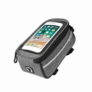 Bisiklet Çantası Su Geçirmez Dokunmatik Ekran Bisiklet Ön Cep Telefonu şasi çantası Tutucu iPhone X 8 7 Artı 6 s 6 Artı 5 s 5