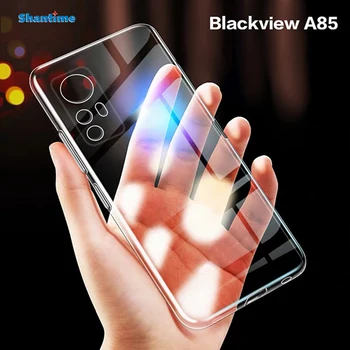 Blackview A85 Jel Puding Silikon Telefon Koruyucu Arka Kabuk Blackview A85 Yumuşak TPU Kılıf 6.5 inç