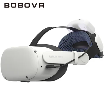 BOBOVR M1 Pro Pil Paketi kafa bandı Oculus Quest 2 5200mah Manyetik Pil Elite Halo Askısı Quest2