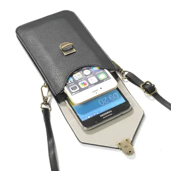 Boucho Gergedan Desen Evrensel Çanta Apple iPhone 12 Pro Kart Katmanlı Taşınabilir Kılıfı için Huawei P10 P20 lite artı Samsung