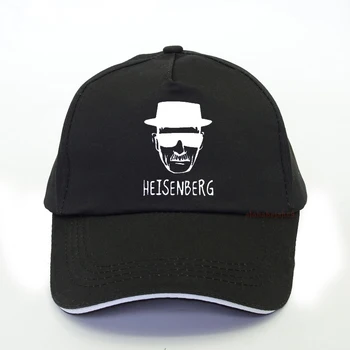 Breaking Bad Heisenberg Komik Erkekler Baba şapka Yüksek Kaliteli %100 % Pamuk Moda Baskılı Erkek beyzbol şapkası Erkek Kadın snapback kemik