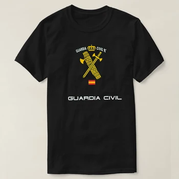 Camiseta Guardia Civil España. İspanyol ulusal muhafız Tişört. Kısa Kollu %100 % Pamuk Rahat T-Shirt Gevşek Üst Boyutu S-3XL