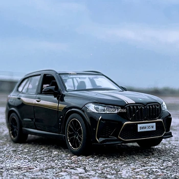 Caıpo1: 32 BMW X5M SUV Simülasyon Alaşım Model Araba Oyuncak Diecasts Geri Çekin Ses Ve Acousto-Optik Araç çocuk oyuncakları Erkek