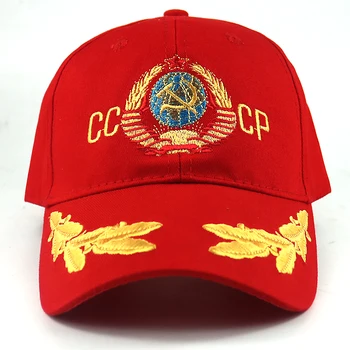 CCCP SSCB beyzbol şapkası unisex ayarlanabilir pamuk CCCP nakış snapback şapka moda kapaklar spor şapkaları erkekler toptan