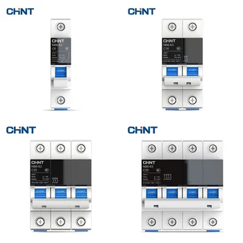 CHNT CHINT NB6-63 DZ30 DZ40 EPN DPN TPN 1 P 2 P 3 P 4 P AC 230/400 V ROCB devre kesici DIN Ray Montaj Minyatür Hava Anahtarı