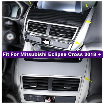 Dashboard Merkezi Kontrol Konsolu Klima AC Paneli Kapak Trim Mitsubishi Eclipse Cross 2018 - 2022 İçin İç Aksesuarları