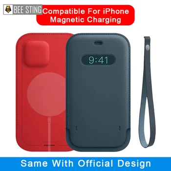 Deri Kol Manyetik Güvenli Telefon Kılıfı Cüzdan Kart Cep Koruma Kılıfları Çanta iPhone 12 Pro Max Mini