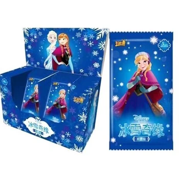 Disney Dondurulmuş Prenses Oyun Koleksiyonu Kartları Set Kar Beyaz Güzellik Kız Orijinal Kutusu İle Çocuklar noel Hediyesi Hediye Masa Oyuncak