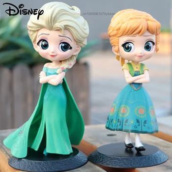 Disney Prenses Kar Beyaz Elsa Anna Rapunzel Yasemin Külkedisi Sofya Ariel Mulan S Versiyonu PVC Aksiyon Figürleri Oyuncaklar Model Bebekler