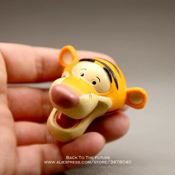 Disney Winnie the Pooh Tigger 4cm Aksiyon Figürü Anime Dekorasyon Koleksiyonu Heykelcik mini bebek Oyuncak modeli çocuklar için hediye