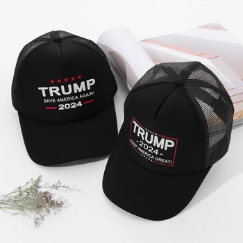 Donald Trump 2024 Kap Kamuflaj ABD Bayrağı Beyzbol Kapaklar Amerika'yı Tekrar Büyük Tutun Snapback Başkan Şapka 3D Nakış Toptan
