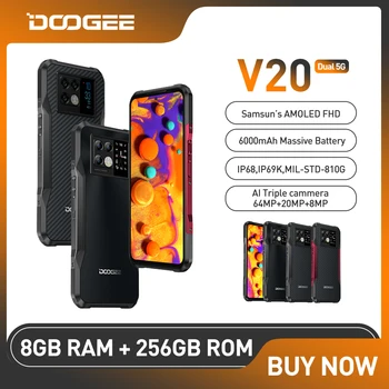 DOOGEE V20 5G güçlendirilmiş akıllı telefon 6.43 