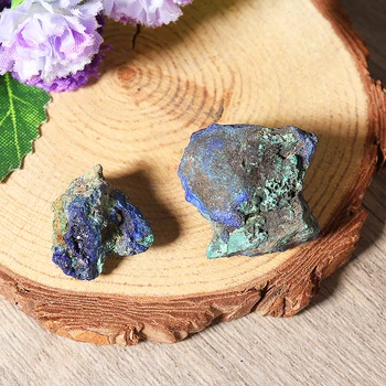 Doğal Mavi Bakır Cevheri Azurit Malakit Ham Taş Kaba mineral örneği Takı Yapımı Ev Dekorasyon