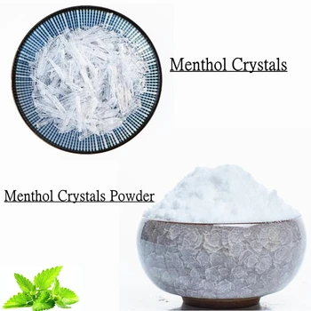 Doğal Mentol Kristalleri Tozu / Kristal Arvensis 100 % SAF Çin Mentol Doğal Mentol