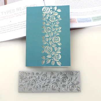 DUOFEN METAL KESME ÖLÜR gül çiçek stencil DIY koleksiyon defteri kağıdı Albümü 2019 yeni