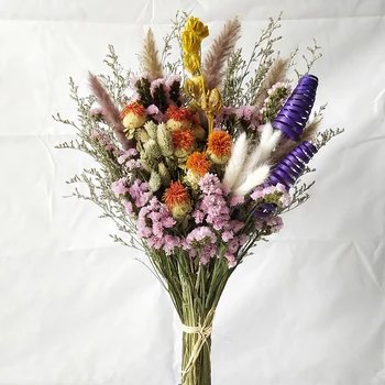 Ebedi Hayat Gerçek Çiçekler Karışık Buket Ev Çilek Yüksek Işın Düğün Parti Dekor çekim Sahne Kurutulmuş Çiçek Çiçeği