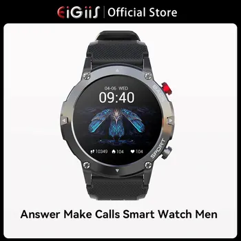 EIGIIS Bluetooth Cevap Çağrı akıllı saat Erkekler 1.32 