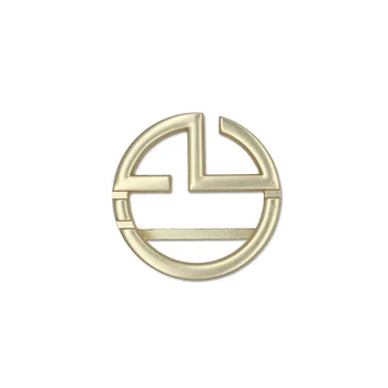 El İşi Giyim için Özelleştirilmiş Metal Marka Logo Etiketleri Giysi Adı Etiketleri için Metal Etiket Özel El Yapımı Metal Logo Etiketi