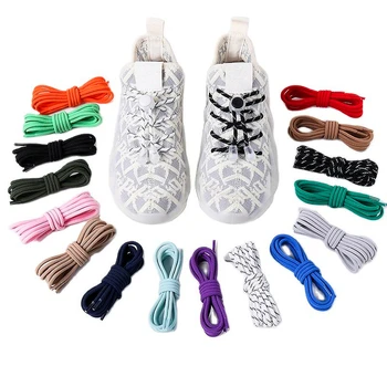 Elastik Yuvarlak lastik bantlar Ayakabı Ayakkabı bağcıkları Sneakers Basketbol Tenis Spor dantel Unisex Çocuk Hızlı Ücretsiz Kravat Shoestrings