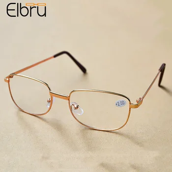 Elbru Basit Moda Şeffaf Lens okuma gözlüğü Ultralight Büyüteç Gözlük Taşınabilir Hediye Ebeveynler İçin Presbiyopik Büyütme