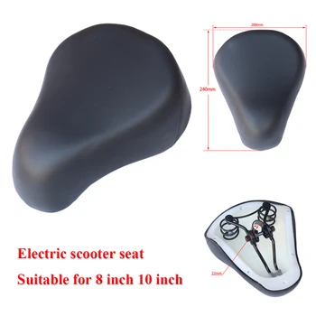 Elektrikli Kaykay Eyer 8 inç 10 inç Scooter Katlanabilir Yüksekliği Ayarlanabilir Şok Emici Koltuk Sandalye